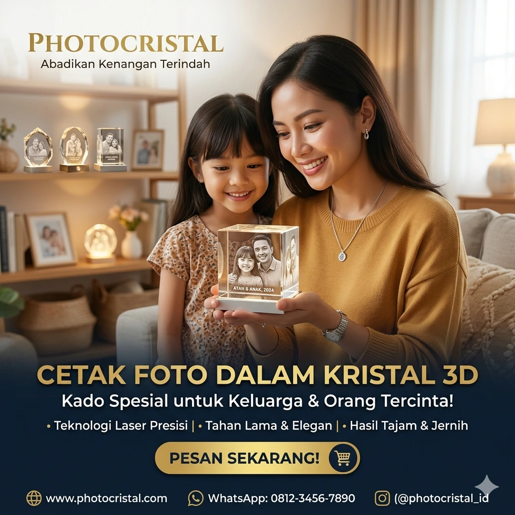 MEGA777 x Cetak PHOTO Kristal 3D Custom - Kado & Souvenir Mewah - PhotoCristal